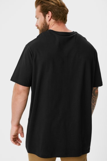 Herren - Multipack 3er - T-Shirt - schwarz
