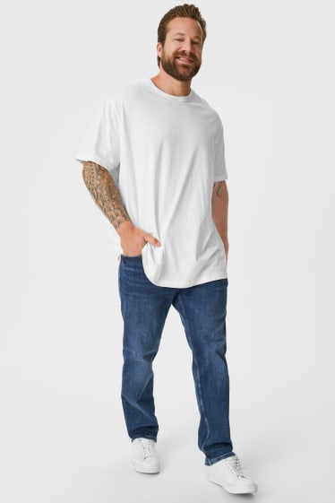 Bărbați - Regular jeans - produs cu economie de apă - denim-albastru