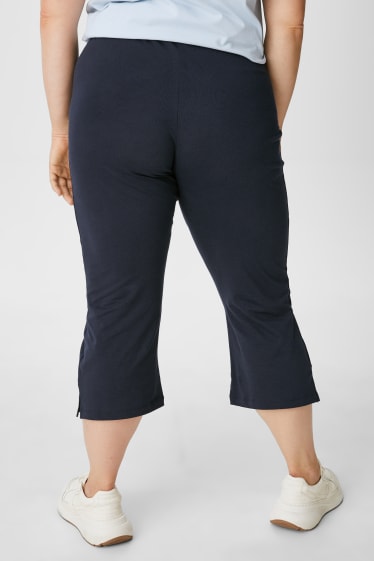 Women - Multipack of 2 - capri leggings - stretch - dark blue