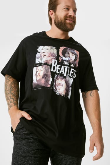 Uomo - T-shirt - The Beatles - nero