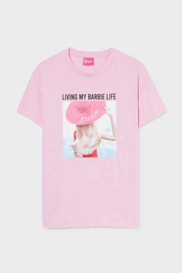 Dospívající a mladí - CLOCKHOUSE - tričko - Barbie - růžová