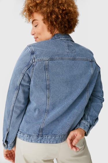 Femei - Jachetă din denim - denim-albastru
