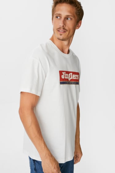 Mężczyźni - Jinglers - T-shirt - biały