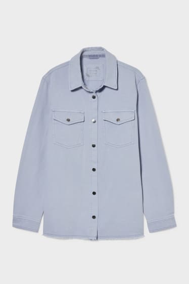 Mujer - Sobrecamisa - azul claro