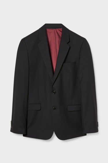 Hommes - Veste de costume - slim fit - noir