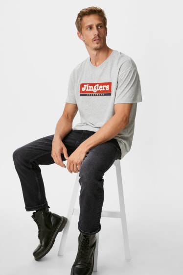 Men - Jinglers - straight jeans - denim-gray