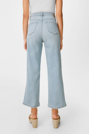 Mujer - Wide leg jeans - vaqueros - azul claro