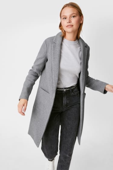 Women - CLOCKHOUSE - coat - gray-melange