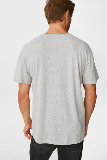 Hommes - Jinglers - T-shirt - gris clair chiné