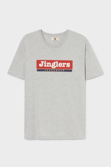Men - Jinglers - T-shirt - light gray-melange