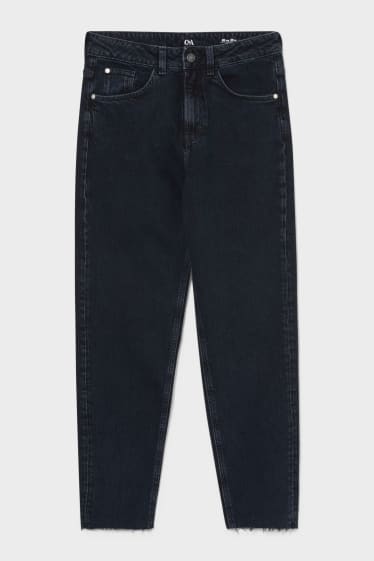 Dames - Mom jeans - jeansdonkerblauw