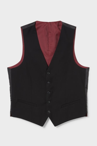 Men - Suit waistcoat - slim fit - black