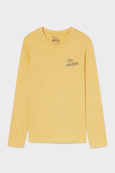 Children - Long sleeve top - genderneutral - yellow-melange