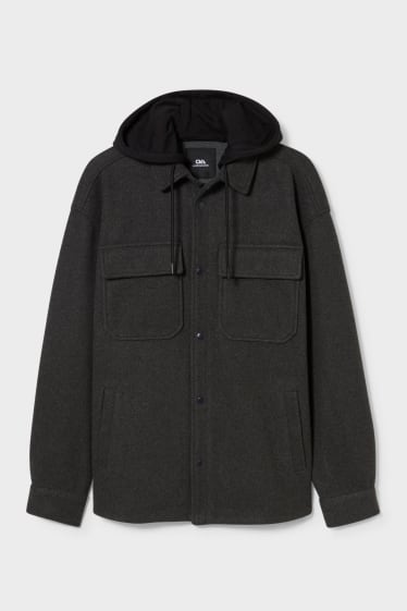 Uomo - CLOCKHOUSE - giacca a camicia - grigio melange