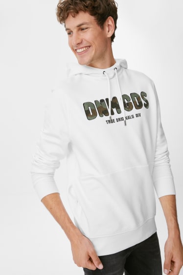 Men - Hoodie - white