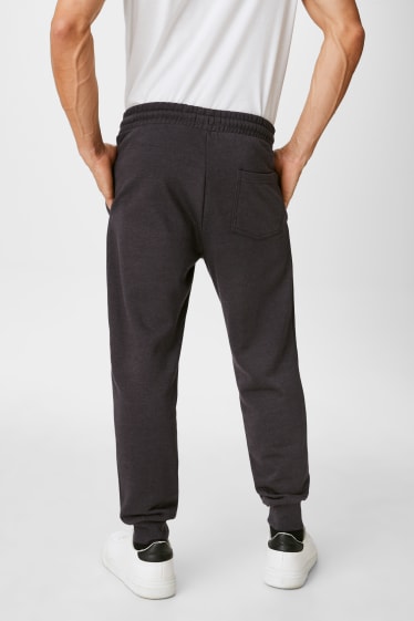 Uomo - Confezione da 2 - pantaloni sportivi - nero / grigio
