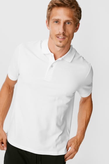 Men - Multipack of 2 - polo shirt - white