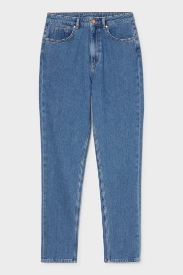 Women - Jinglers - straight jeans - high waist - blue denim