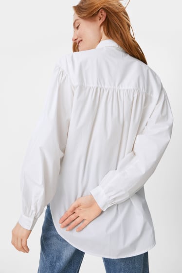 Femei - Bluză - bumbac organic - alb