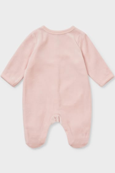 Bebeluși - Pijama salopetă bebeluși - roz