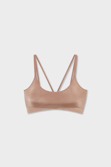Women - Non-wired bra - padded - Nougat