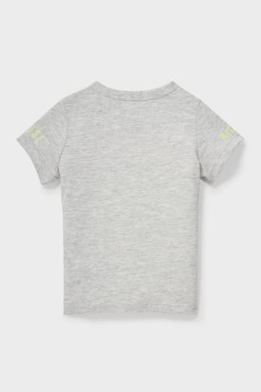 Babies - Mickey Mouse - short sleeve T-shirt - light gray-melange