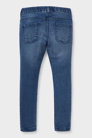 Kinder - Super Skinny Jeans - Glanz-Effekt - jeans-blau
