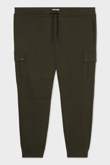 Hommes - Pantalon de jogging - vert foncé