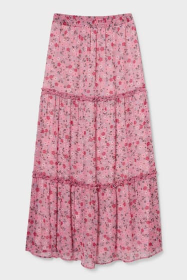 Teens & young adults - CLOCKHOUSE - skirt - floral - pink