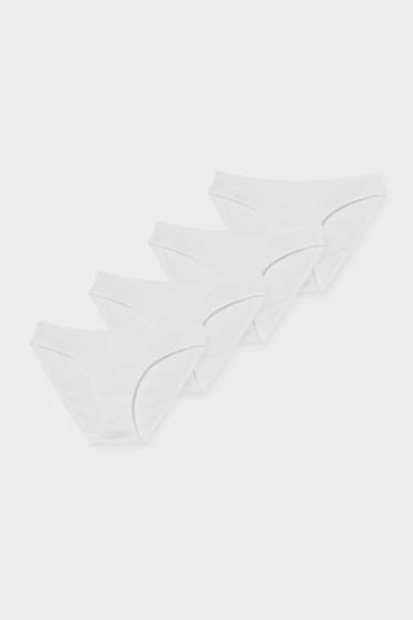Women - Maternity briefs - 4 pair pack - white