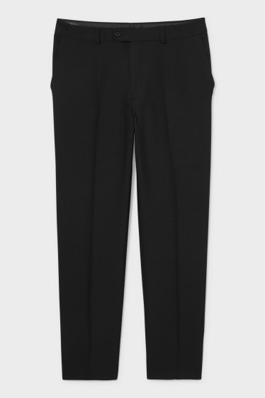 Hommes - Pantalon de costume - regular fit - noir