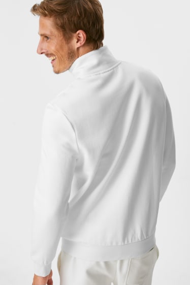 Mężczyźni - Bluza dresowa - biały