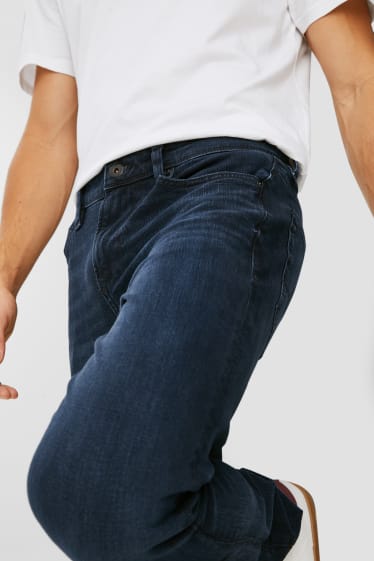 Hombre - Slim jeans - Flex - LYCRA® - vaqueros - azul oscuro