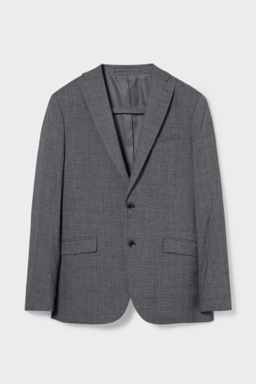 Men - Mix-and-match tailored jacket - slim fit - stretch - LYCRA® - dark gray
