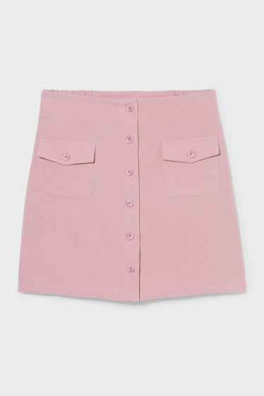 Teens & young adults - CLOCKHOUSE - skirt - rose
