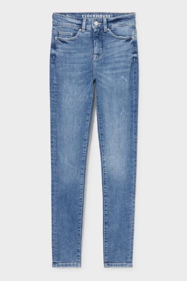 Ados & jeunes adultes - CLOCKHOUSE - skinny jean - jean bleu