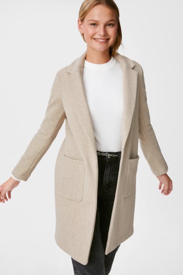 Femmes - CLOCKHOUSE - Manteau - beige chiné