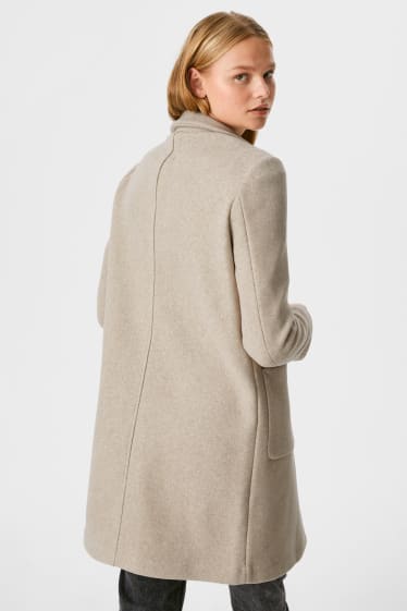 Women - CLOCKHOUSE - coat - beige-melange