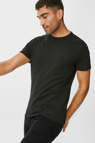 Heren - T-shirt - zwart