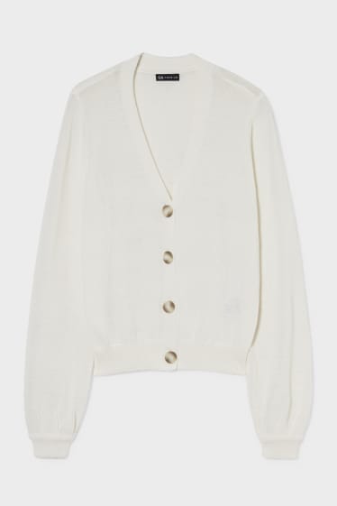 Women - Cardigan - white