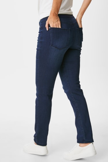 Femmes - Jegging Jeans - jean bleu foncé