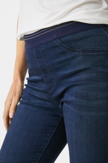 Dámské - Jegging jeans - džíny - tmavomodré