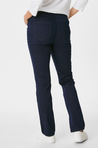 Mujer - Pantalón - straight fit - azul oscuro