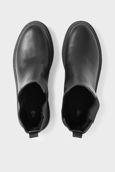 Femmes - Bottines - synthétique - noir