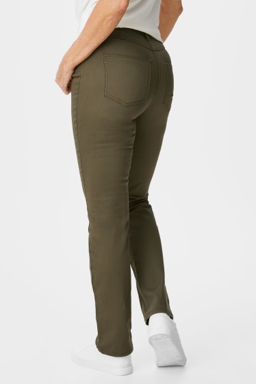 Donna - Pantaloni - straight fit - verde