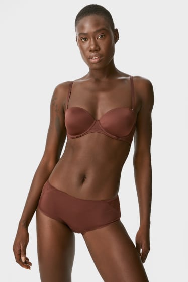 Women - Multipack of 2 - hipster briefs - Cocoa