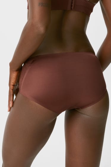 Women - Multipack of 2 - hipster briefs - Cocoa