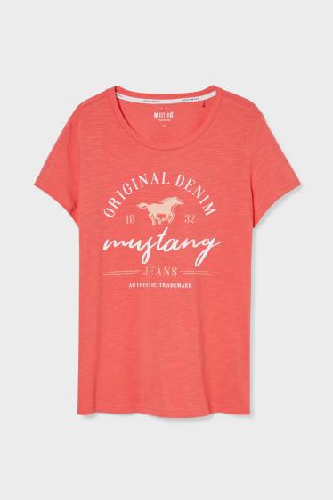 Women - MUSTANG - T-shirt - neon rose
