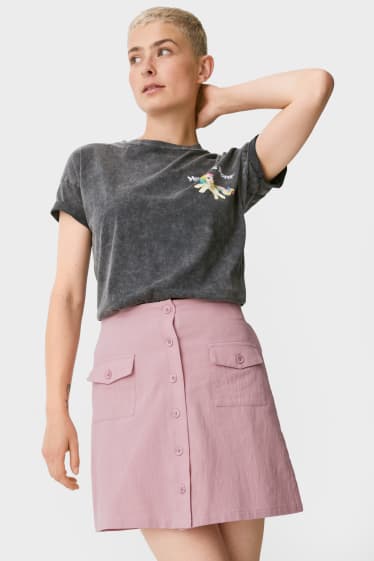 Teens & young adults - CLOCKHOUSE - skirt - rose