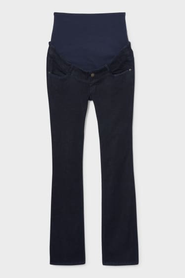 Dames - Zwangerschapsjeans - bootcut jeans - jeansdonkerblauw